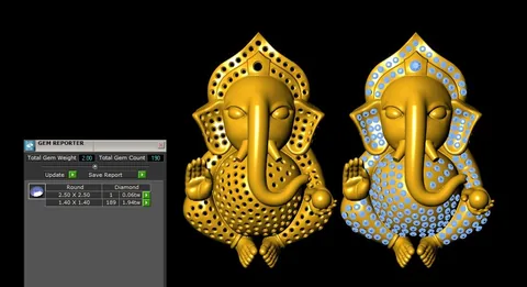 GANESH DIOMOND PENDEN
